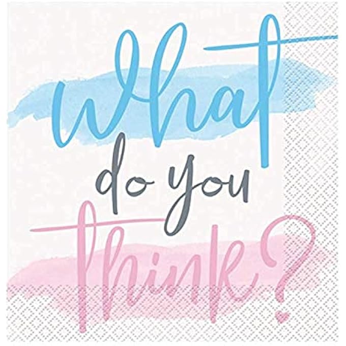 GENDER REVEAL PARTY NAPKIN - Image 1